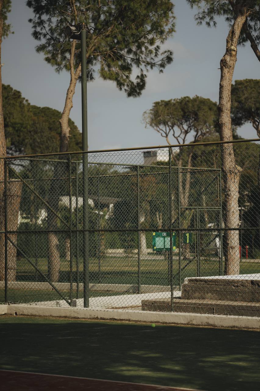 Вид на корт